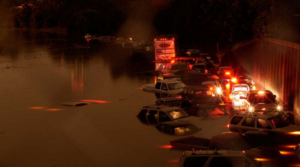 Historic Houston Floods Bear Classic Climate Signature