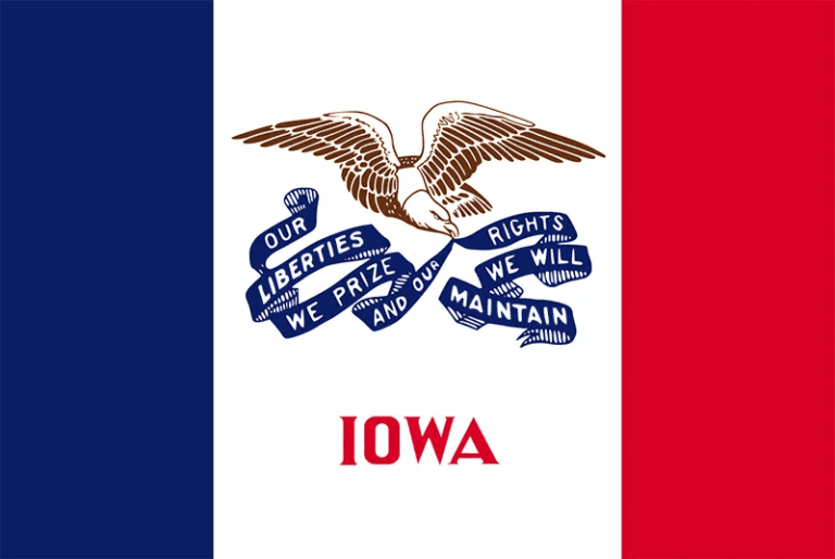 State: Iowa flag | Climate Nexus Polls