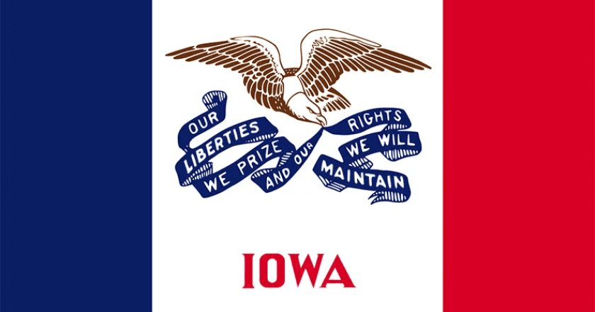 State: Iowa flag | Climate Nexus Polls
