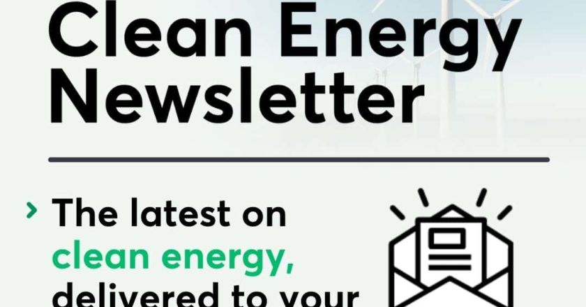 Clean Energy Newsletter image