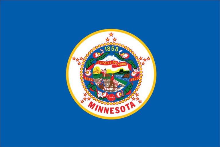 State: Minnesota flag | Climate Nexus Polls Large
