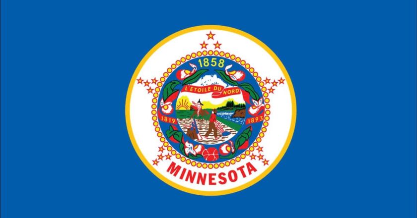 State: Minnesota flag | Climate Nexus Polls Large