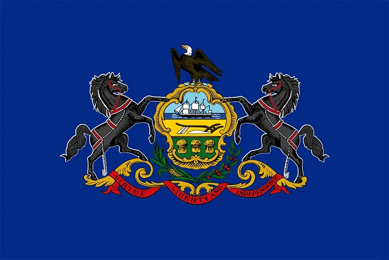 State: Pennsylvania-flag | Climate Nexus Polls Large