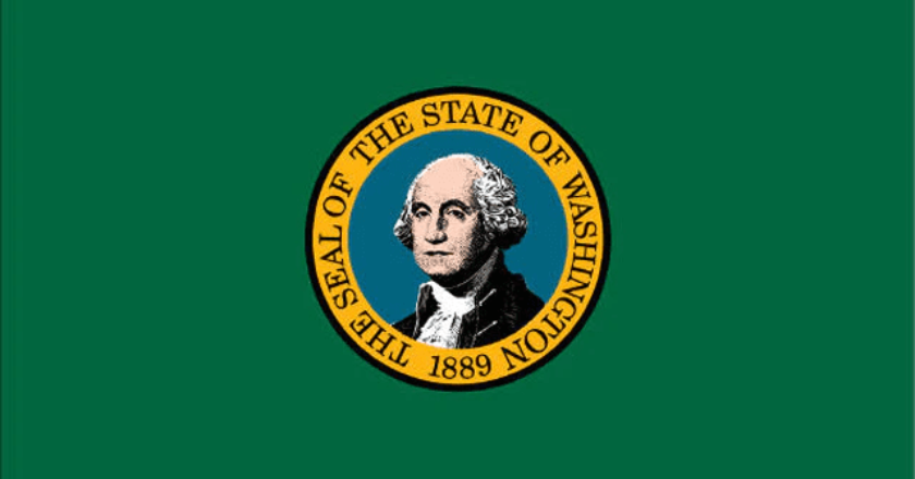 State: Washington flag | Climate Nexus Polls Large