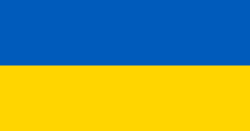 Image of Ukraine's flag symbolizing the skyrocketing energy prices as a result of Russia’s invasion | Climate Nexus Polls