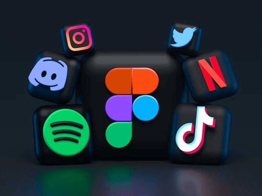 image of social media icons